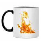 Кружка двухцветная