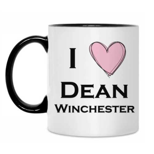 Кружка I love Dean Winchester