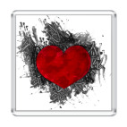 Сердце в краске