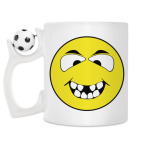 Кружка с футбольным мячиком