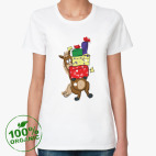 Женская футболка органик