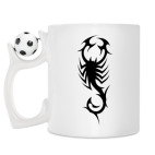 Кружка с футбольным мячиком