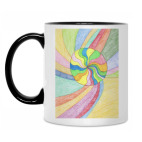 Кружка двухцветная