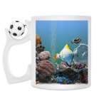 Кружка с футбольным мячиком