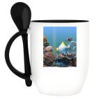 Кружка с ложкой