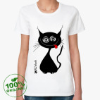 Женская футболка органик