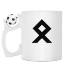 Кружка с футбольным мячиком