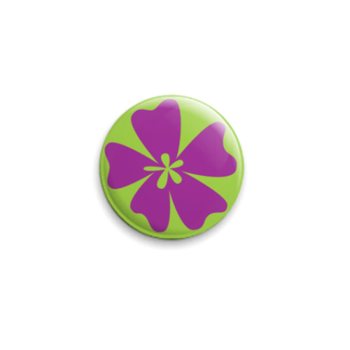 Значок 25мм с принтом  Цветик