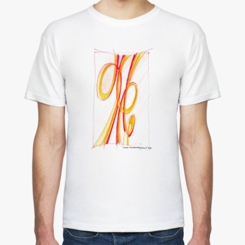 Футболка с принтом Завихрения