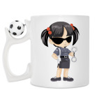 Кружка с футбольным мячиком