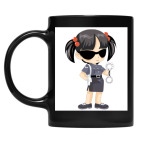 Кружка цветная UV-DTF