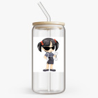 Банка с бамбуковой крышкой