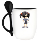 Кружка с ложкой