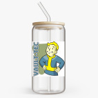 Банка с бамбуковой крышкой