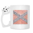 Кружка с футбольным мячиком