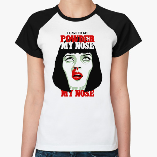 Женская футболка реглан Mia Wallace Pulp Ficton