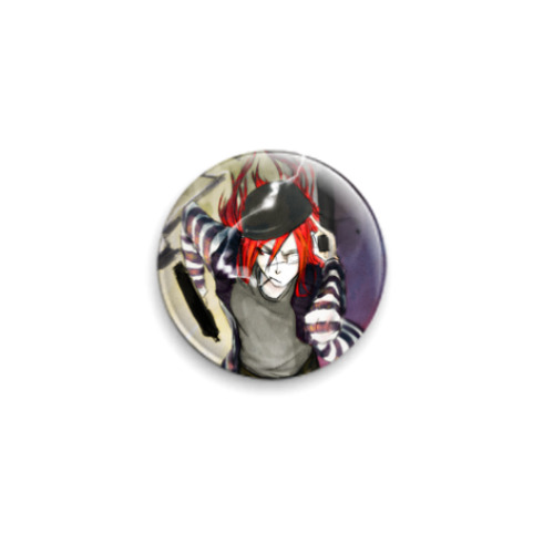 Значок 25мм с принтом аниме