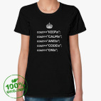 Женская футболка органик