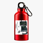 Металлическая бутылка 400 мл UV-DTF