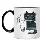 Кружка двухцветная