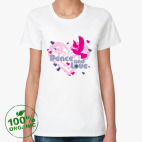 Женская футболка органик