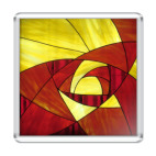 Магнит 6.5 x 6.5 см Калейдоскоп осенний