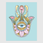 Хамса в цветах