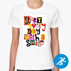 Женская спортивная футболка