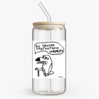 Банка с бамбуковой крышкой