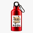 Металлическая бутылка 400 мл UV-DTF