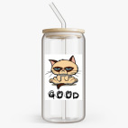 Банка с бамбуковой крышкой