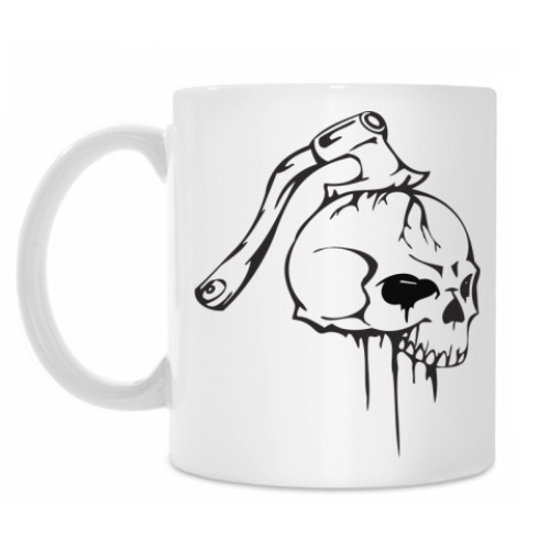 Кружка с принтом Череп