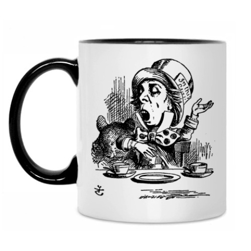 Кружка с принтом Шляпник