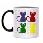 Кружка двухцветная