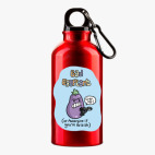 Металлическая бутылка 400 мл UV-DTF