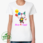 Женская футболка органик