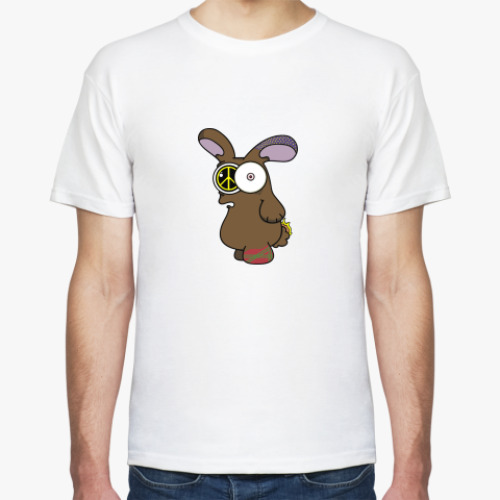 Футболка с принтом Кролик