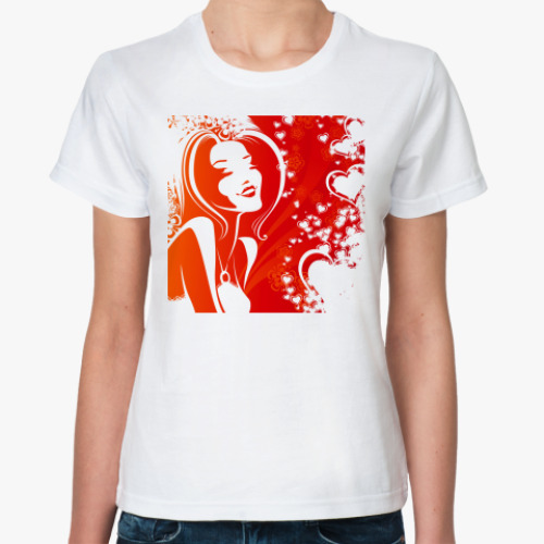 Классическая футболка  'любовь'