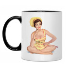 Кружка двухцветная