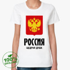 Женская футболка органик