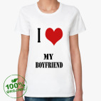 Женская футболка органик