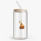 Банка с бамбуковой крышкой