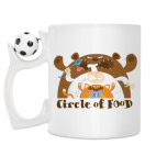 Кружка с футбольным мячиком