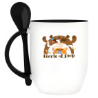 Кружка с ложкой