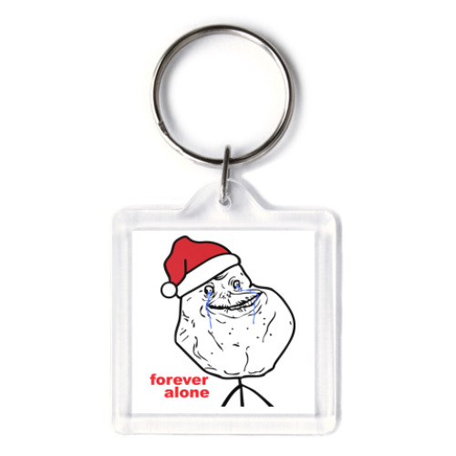 Брелок с принтом New Year Alone