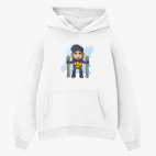 Толстовка худи оверсайз