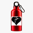 Металлическая бутылка 400 мл UV-DTF