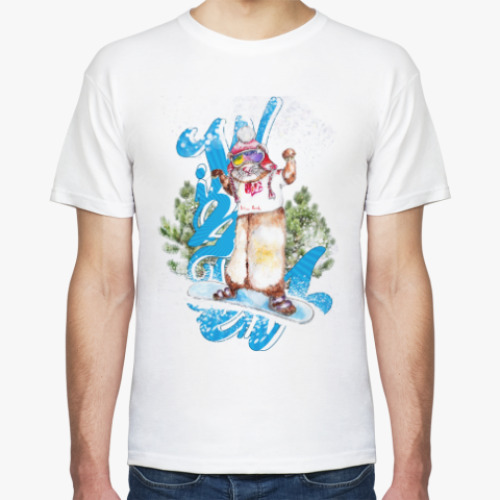 Футболка с принтом Winter