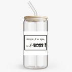 Банка с бамбуковой крышкой