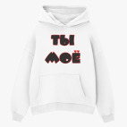 Толстовка худи оверсайз
